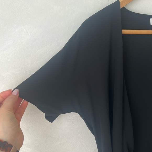 Babaton Aritzia Wallace Wrap dress in black, size XS - Picture 9 of 10